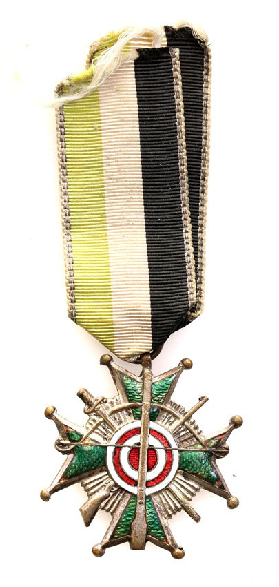II RP. Odznaka Zjednoczenie Bractw Strzeleckich